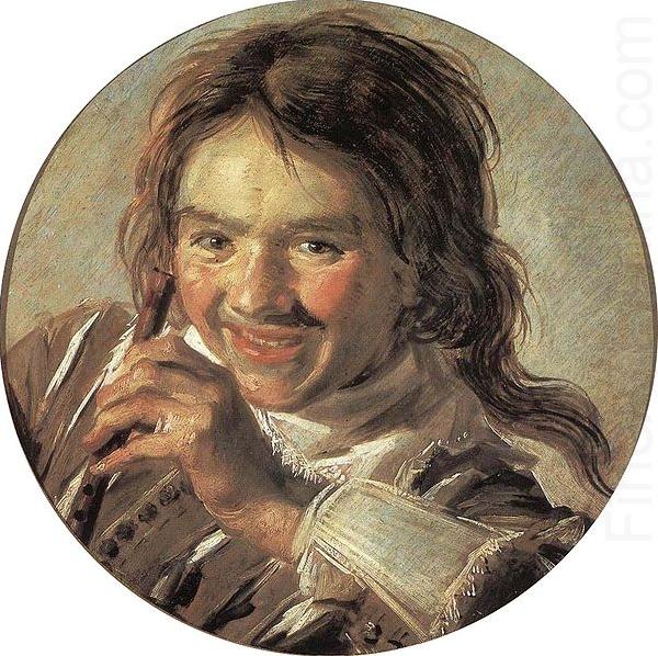 Boy holding a Flute, Frans Hals